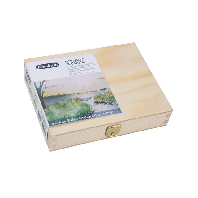 Schmincke Horadam Aquarell Super Granulation Set 5x15 ml (Shire) - Retail Maharaj