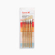 Camel White Bristle Flat Brush Set of 7 Series 56 - Retail Maharaj
