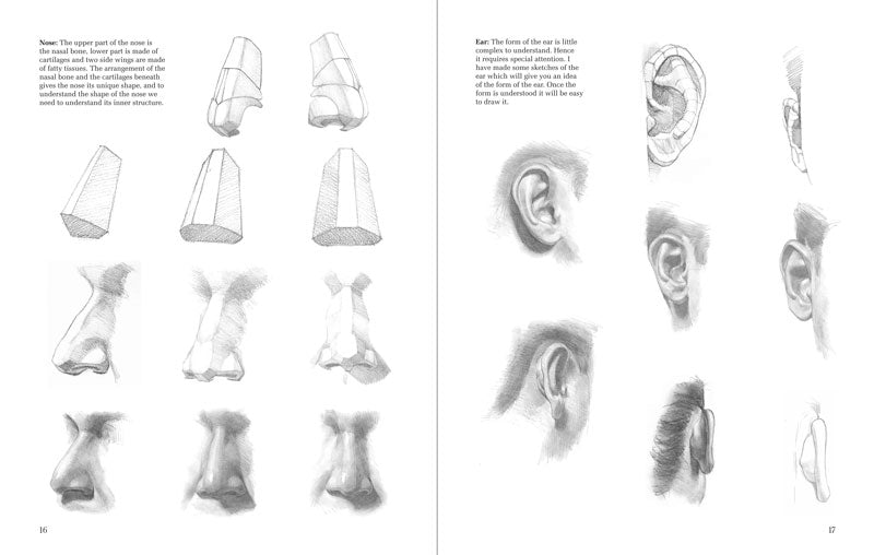 Head Study Simplifying the Human Head Drawing Guide by Tushar Moleshwari - Retail Maharaj