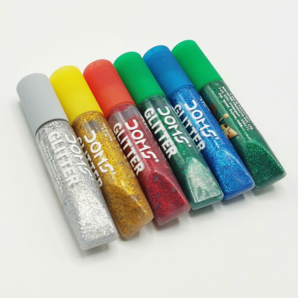 DOMS Glitter Colour Glue Set – 6 Shades - Retail Maharaj