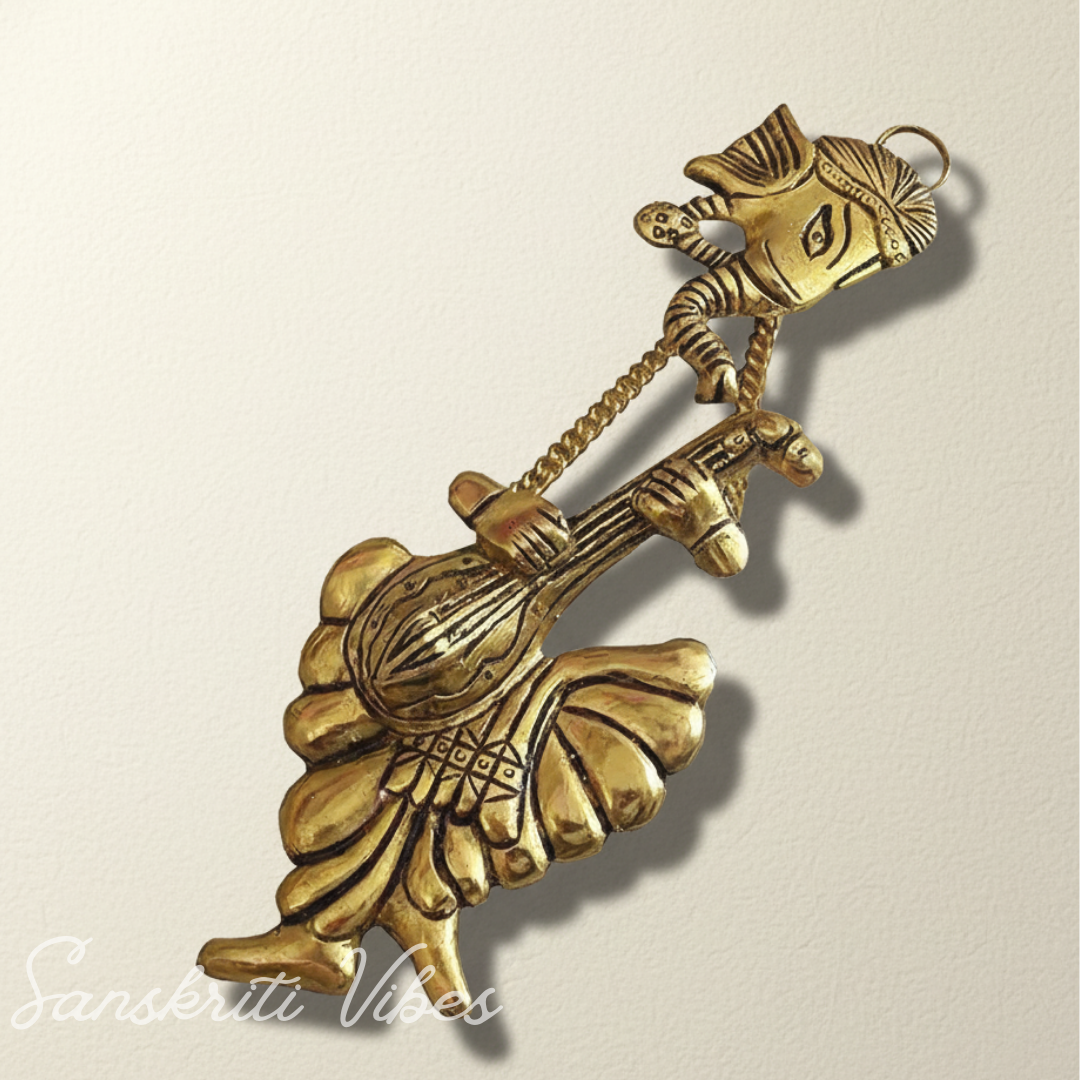 Wall Hanging Ganesha Ji Decorative Aluminium Wall Art Beautiful Ganesh Wall Decor Ideal for Home and Wedding Gifts - Retail Maharaj