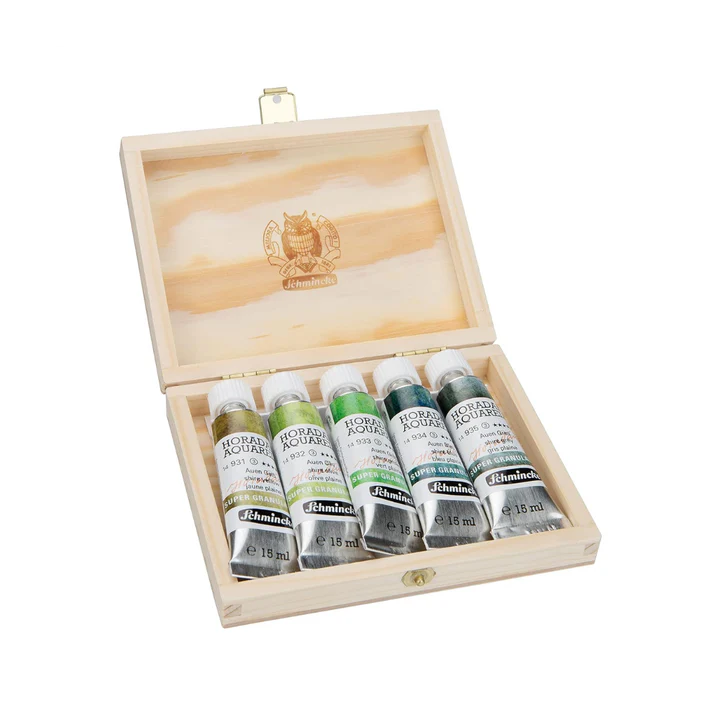 Schmincke Horadam Aquarell Super Granulation Set 5x15 ml (Shire) - Retail Maharaj
