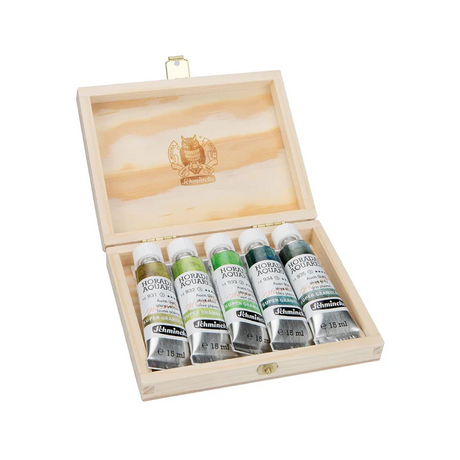Schmincke Horadam Aquarell Super Granulation Set 5x15 ml (Shire) - Retail Maharaj