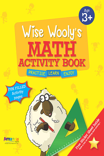 Wise Wooly's Math Activity Book Age 3+ - Retail Maharaj