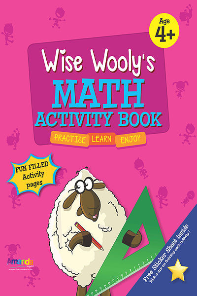 Wise Wooly's Math Activity Book Age 4+ - Retail Maharaj