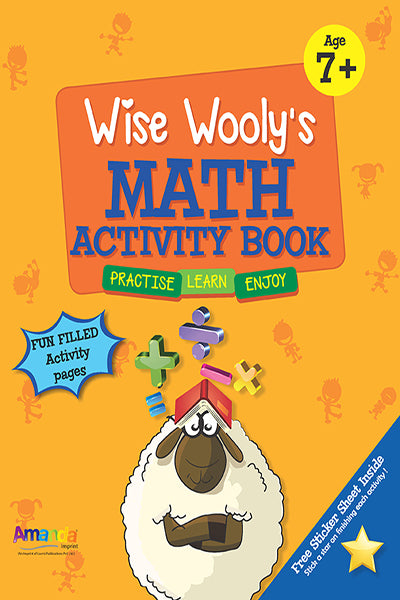 Wise Wooly's Math Activity Book Age 7+ - Retail Maharaj