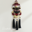 Metal Narsingh Kirtimukha Nazar Battu with Naag Ganesha Suraksha Kawach Mask Aluminium Evil Eye Protection Wall Hanging for Home and Office 10 Inch Multi Color - Retail Maharaj