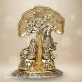 Radha Krishna Under Kadam Tree Metal Statue for Home Decor and Spiritual Gifting - Retail Maharaj