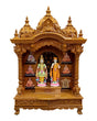 Ghar Mandir - Sag Wood (Natural Colour) - Retail Maharaj