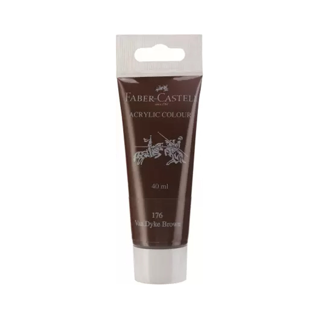 Faber Castell Artist Acrylic Colour Paint 40ml Tube High Pigment Finish - Retail Maharaj