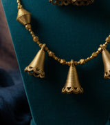 Premium Authentic All-Brass Dokra Jewelry – The Heritage Bells Necklace Set with Earrings | Handmade Tribal Statement Jewelry