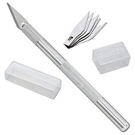 HS Detail Pen Cutter with 5 Interchangeable Blades - Retail Maharaj