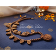 Hare Ram Hare Krishna Carving Mala with Radha Locket – Handcrafted Sacred Tulsi Beads Mala for Devotion - Retail Maharaj