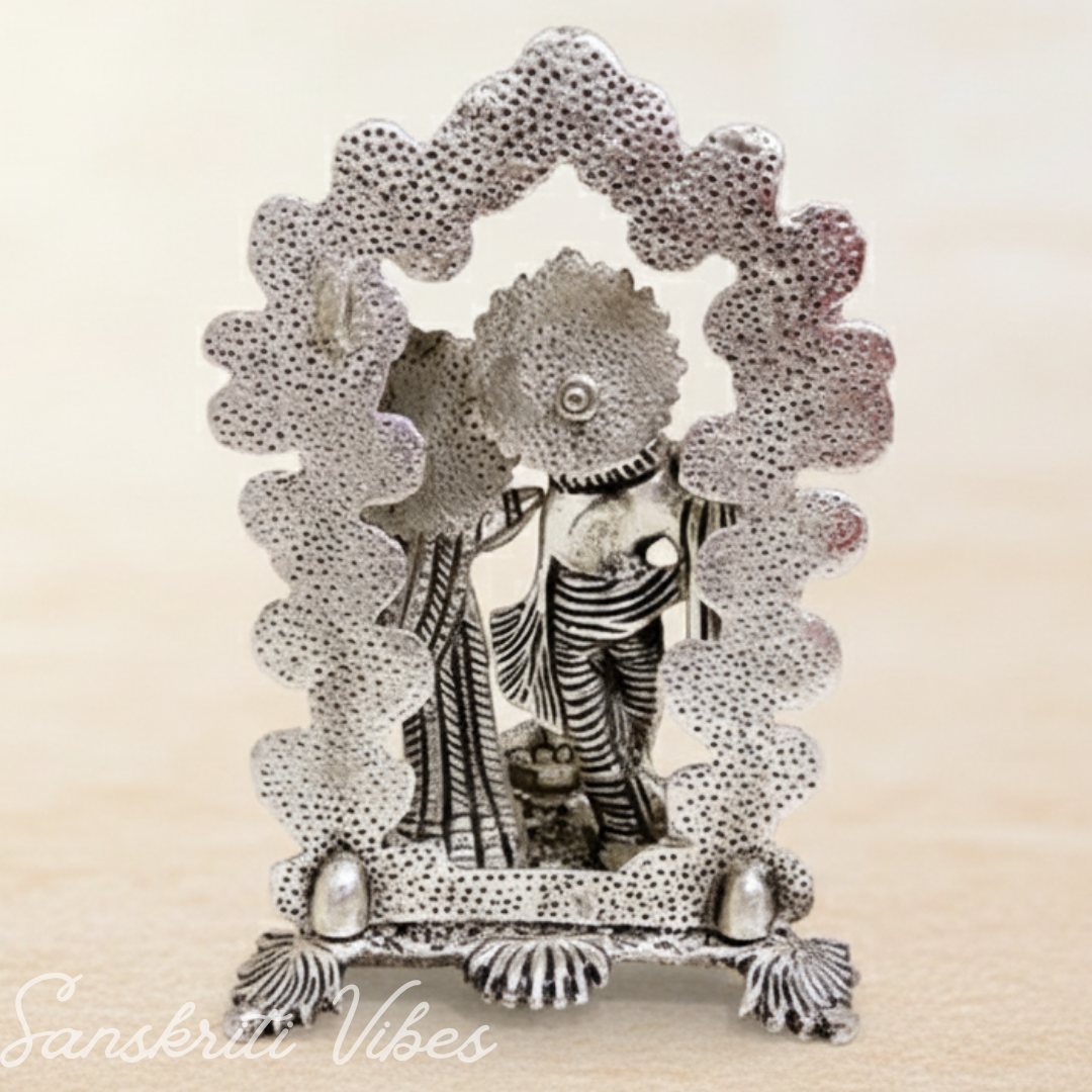 Radha Krishna Statue Special Gift for Wedding and Home Decor Aluminium Showpiece - Retail Maharaj