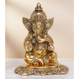 Metal Ganesha Statue Decorative Showpiece for Home Decor and Auspicious Gifting - Retail Maharaj
