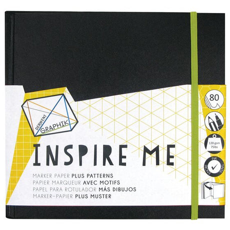 Derwent Graphik Inspire Me Pattern Marker Sketchbook 120 GSM - Retail Maharaj