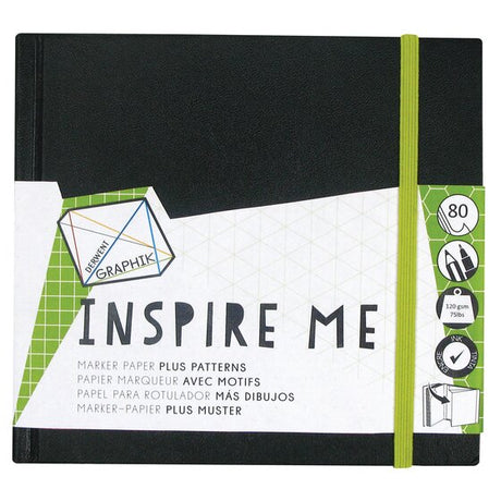 Derwent Graphik Inspire Me Pattern Marker Sketchbook 120 GSM - Retail Maharaj