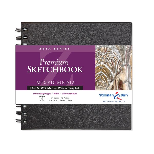 Stillman Birn Zeta Series Extra Heavyweight Smooth Paper Sketchbook Open Stock - Retail Maharaj