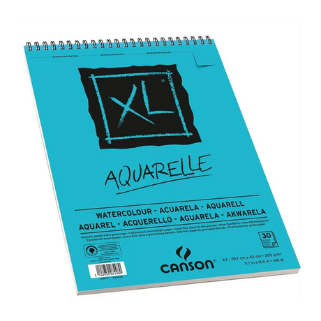 Canson XL Aquarelle Watercolour Pad A3 300 GSM 30 Sheets Spiral Bound - Retail Maharaj