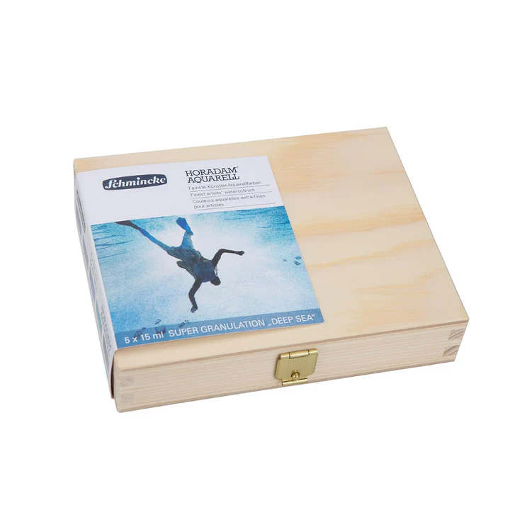 Schmincke Horadam Aquarell Super Granulation Set 5x15 ml (Deep Sea) - Retail Maharaj