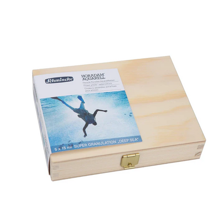 Schmincke Horadam Aquarell Super Granulation Set 5x15 ml (Deep Sea) - Retail Maharaj