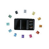 Brustro Metallic Watercolour Set of 12 Half Pans - Retail Maharaj
