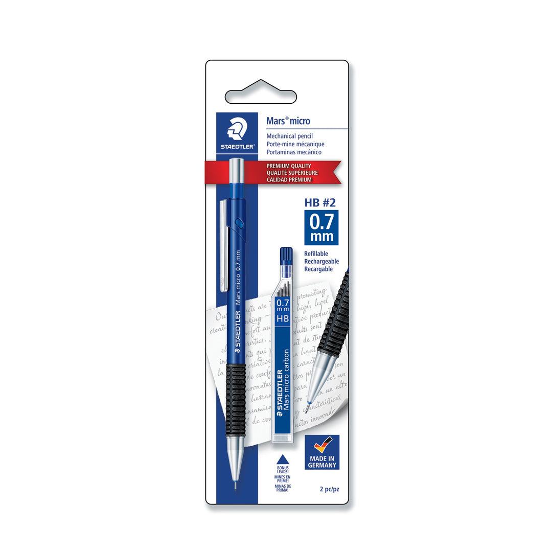 Staedtler Mars Micro 0.7mm Mechanical Pencil with Rubber Grip - Retail Maharaj