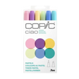 Copic Ciao Pastel Markers Set 6 Pieces for Artists - Retail Maharaj