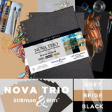 Stillman Birn Trio Nova Series Toned Sketchbook Wirebound - Retail Maharaj