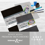 Stillman Birn Grey Nova Series Medium Grain Sketchbook Open Stock - Retail Maharaj