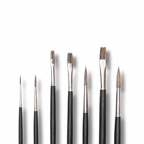 Retail Maharaj Mix Media Brush Set of 7 Velour - Retail Maharaj