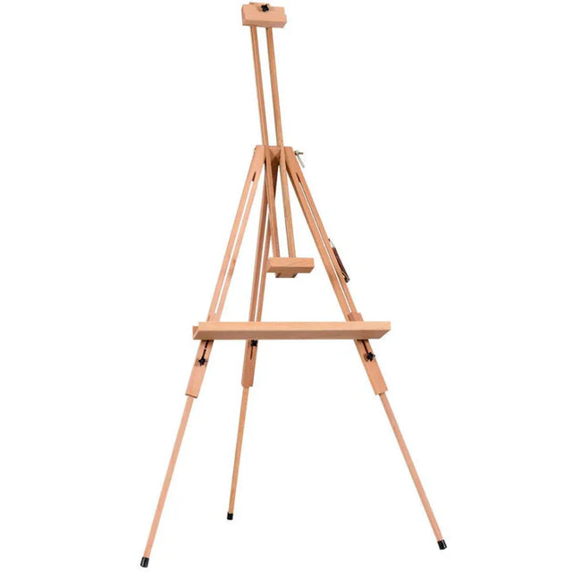Brustro Heavy Duty Wooden Easel Stand for Painting Sketching and Canvas Display - Retail Maharaj