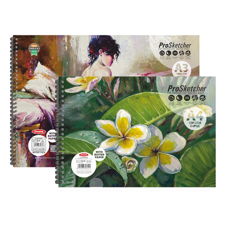 Anupam ProSketcher Cartridge Paper Pad with Butter Paper 140 GSM - Retail Maharaj