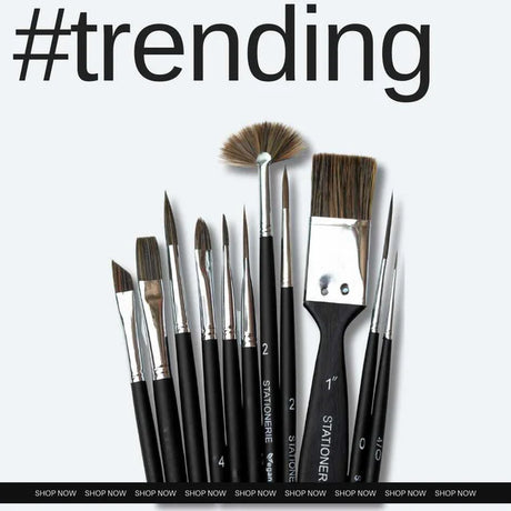 Stationerie Mix Media Brush Set of 11 Velour Edition - Retail Maharaj