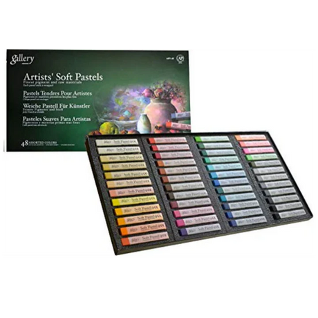 Mungyo Gallery Artists' Soft Pastels Set of 48 – High-Quality Colors for Professional Art and Craft - Retail Maharaj