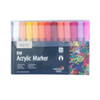 Brustro Acrylic DIY Marker Set of 24 with 2mm Tip - Retail Maharaj