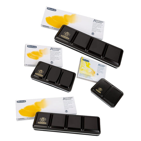 Schmincke Akademie Aquarell Watercolour Pan Sets for Beginners and Students - Retail Maharaj