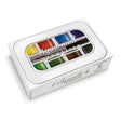 Sennelier L'Aquarelle French Artists Watercolour Aqua Mini Set Metal Box Of 8 Half Pans, Assorted - Retail Maharaj