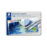 Staedtler Karat Aquarell Watercolour Pencil Set with Water Soluble Colours for Drawing and Painting - Retail Maharaj