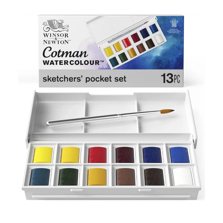 Winsor & Newton Cotman Water Colour Sketcher's Pocket Box - Retail Maharaj
