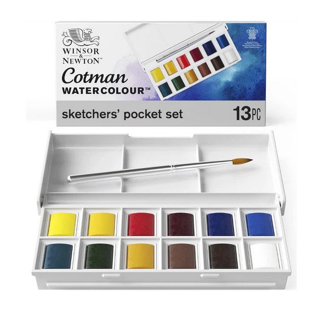 Winsor & Newton Cotman Water Colour Sketcher's Pocket Box - Retail Maharaj
