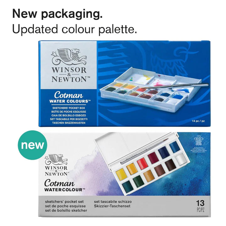 Winsor & Newton Cotman Water Colour Sketcher's Pocket Box - Retail Maharaj
