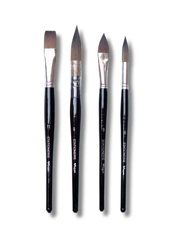 Stationerie Wash Mop Set of 4 Kolinsky Synthetic - Retail Maharaj
