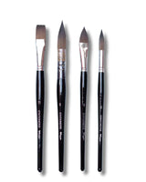 Stationerie Wash Mop Set of 4 Kolinsky Synthetic - Retail Maharaj