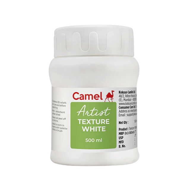 Camlin Kokuyo Texture White 500 ml - Retail Maharaj