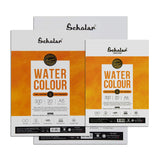 Scholar 100% Cotton Watercolour Hot Pressed Paper Loose Sheets 300 GSM – Smooth Surface - Retail Maharaj