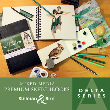 Stillman and Birn Delta Series Ivory Sketchbook for Watercolor and Mixed Media - Retail Maharaj