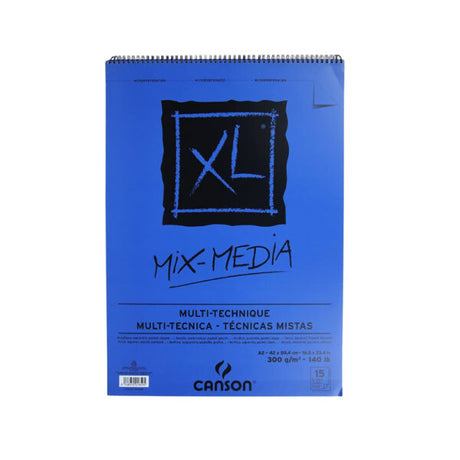 Canson XL Mixed Media Sketchbook Spiral Pad 300 GSM Acid Free Artist Paper - Retail Maharaj