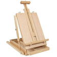 Brustro Artists' Studio Portable Wooden Box Easel – Beechwood, Telescopic Legs, Large Storage - Retail Maharaj