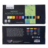 BRUSTRO Artists Acrylic Colour Paint Set of 12 Tubes 40ml Each - Retail Maharaj